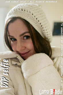 I got another present as this beautiful hat. Now I am not cold and ready for winter