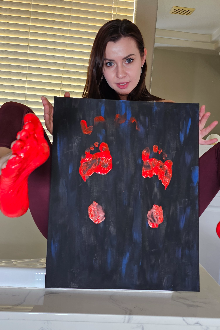 You always want to be closer to my feet. What about the footprint in your bedroom?